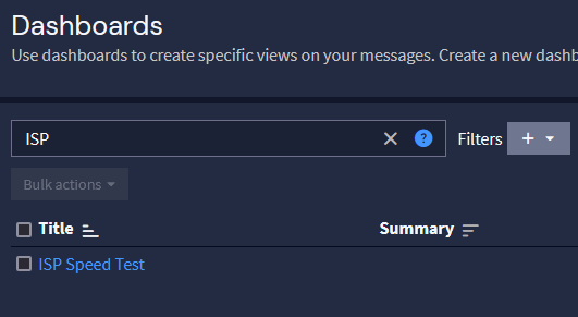 Speedtest Dashboard