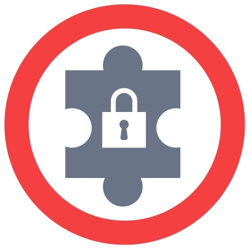 API Security icon red