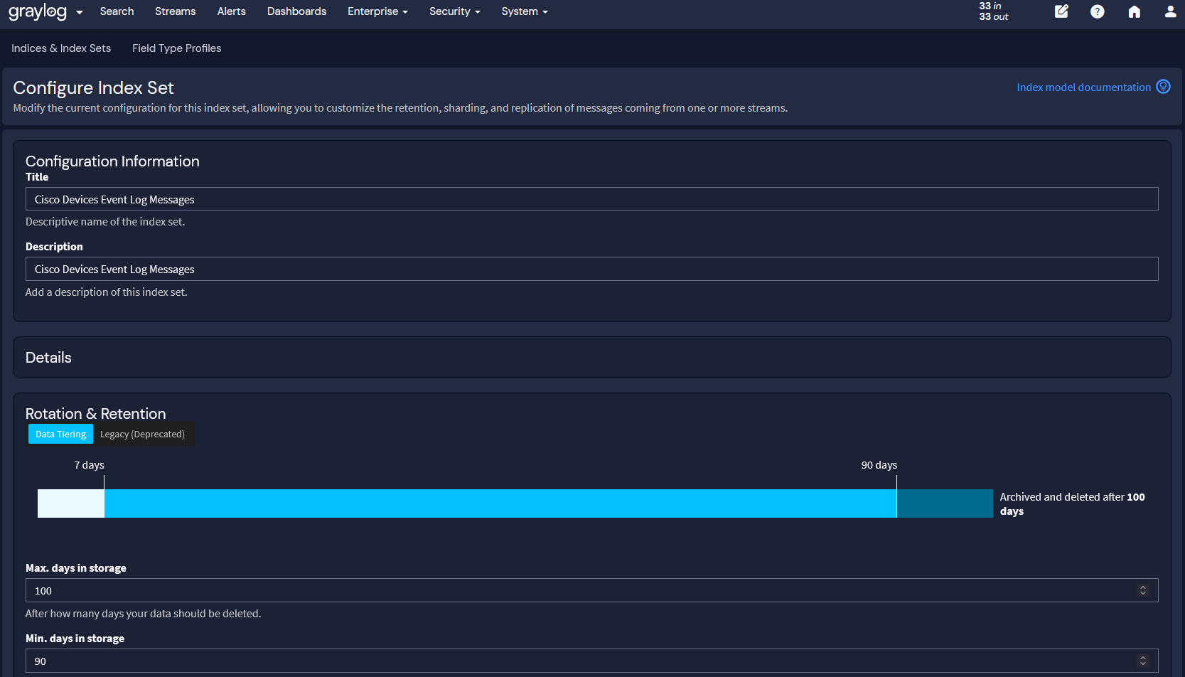 Data Tiering config 1