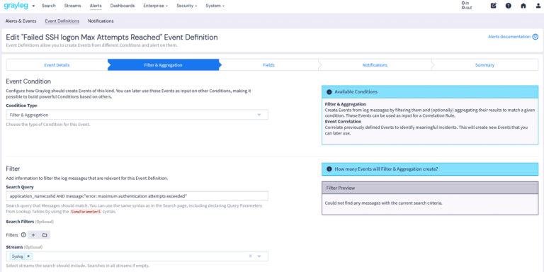 Grey Alert Real-Time Threat Detection & Alerts | Graylog