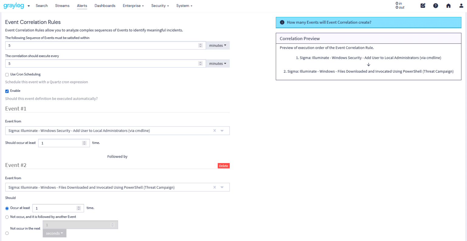 Grey Alert Real-Time Threat Detection & Alerts | Graylog