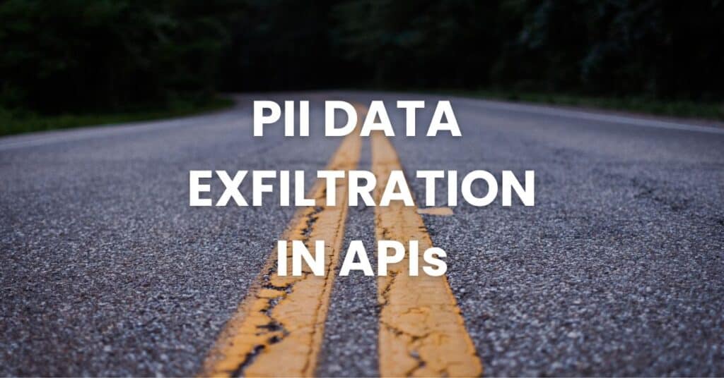 API data exfiltration