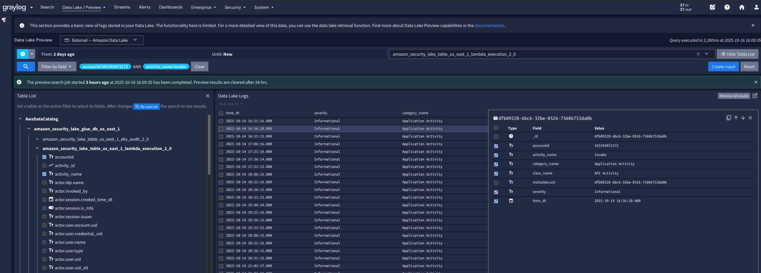 AWS Security Lake Integration