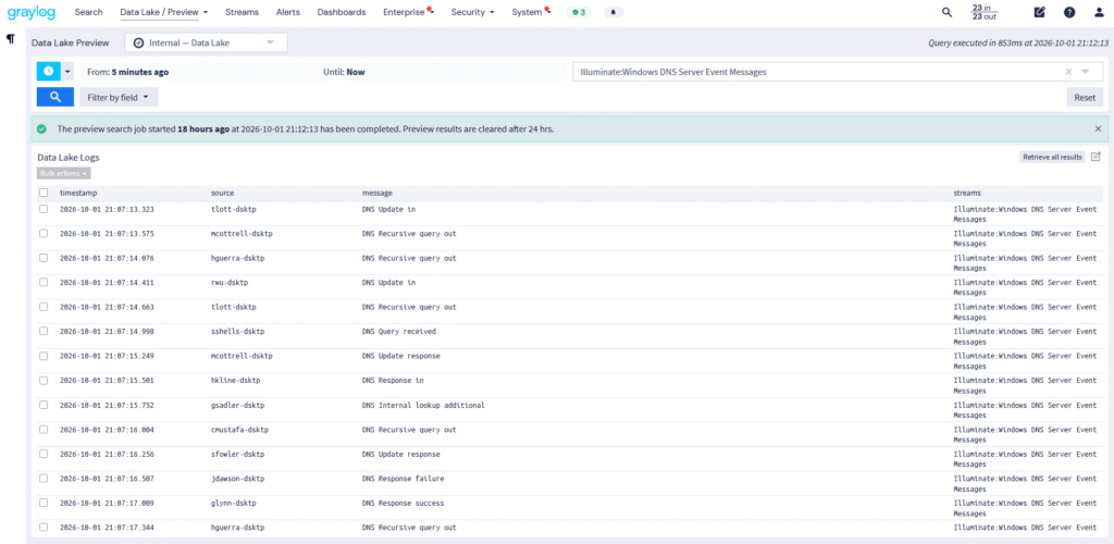 Data Lake Preview
